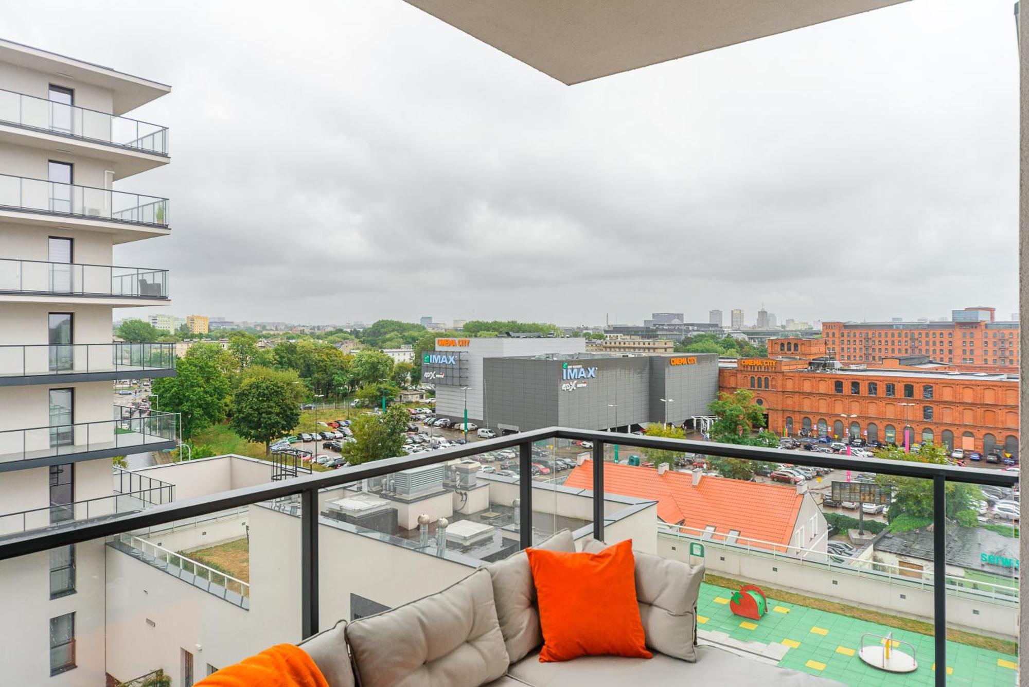 Lumina Stylish 3-Room Apart With Balcony Lodz  Luaran gambar