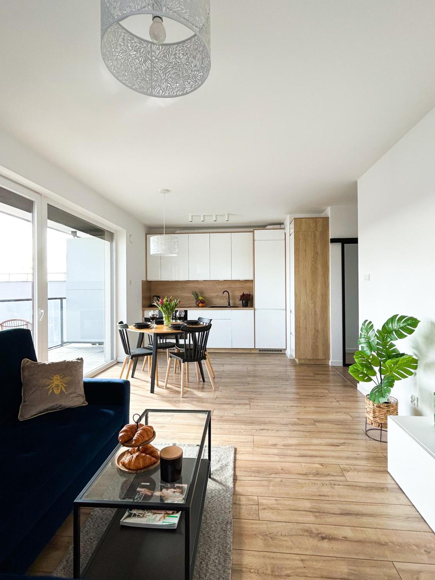 Lumina Stylish 3-Room Apart With Balcony Lodz  Luaran gambar